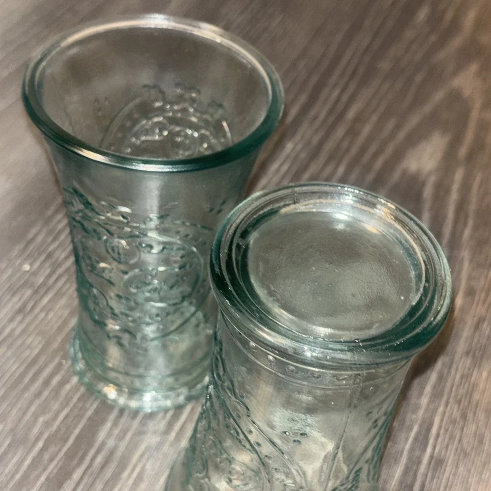 Coca Cola‎ San Miguel Authentic 100% Recycled Glass Green Set Of 2